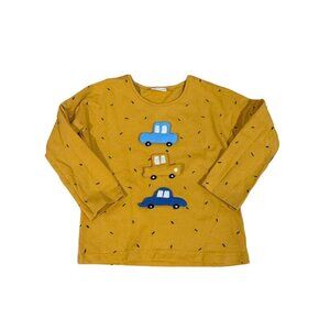 Next Baby Car Long Sleeve Shirt Yellow Size 18-24 Months